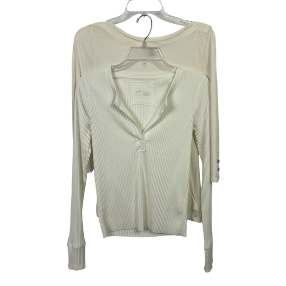 aerie Tops - Aerie/Kenar Women’s Pullover Knit Tops Sz Small Ivory Color Lot/2 Pullover